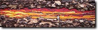 09 infinito  40x140 tecnica mista