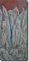 12 vette di ghiaccio 45x98 tecnica mista